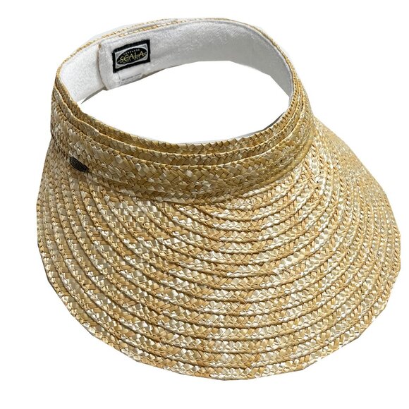 Scala Braided Laichow Straw Visor with 5” Peak - Picture 3 of 8